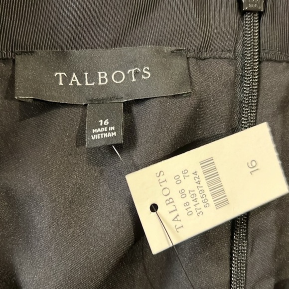 Talbots NWT black lace pencil skirt Size 16 - Picture 12 of 14